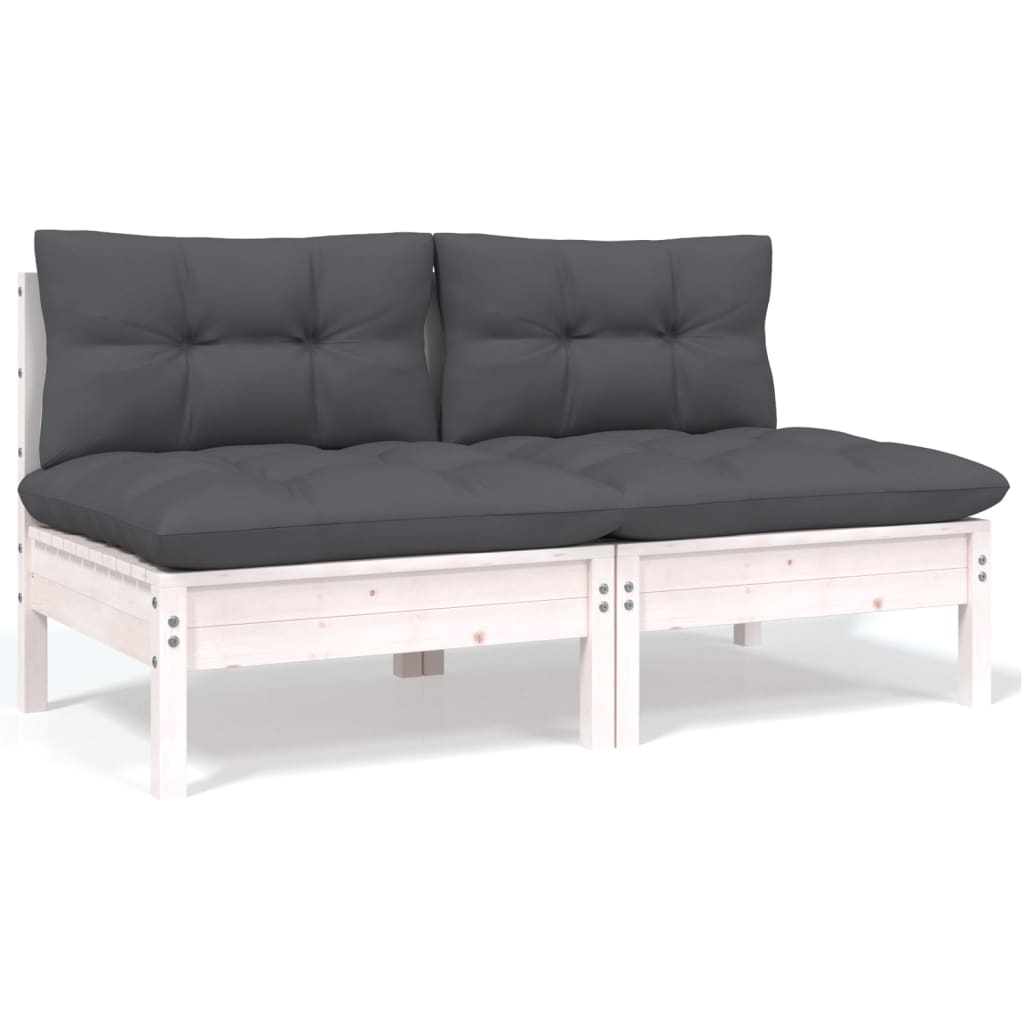 8-delige Loungeset met kussens massief grenenhout is nu te koop bij PeponiXL, paradijselijk wonen!