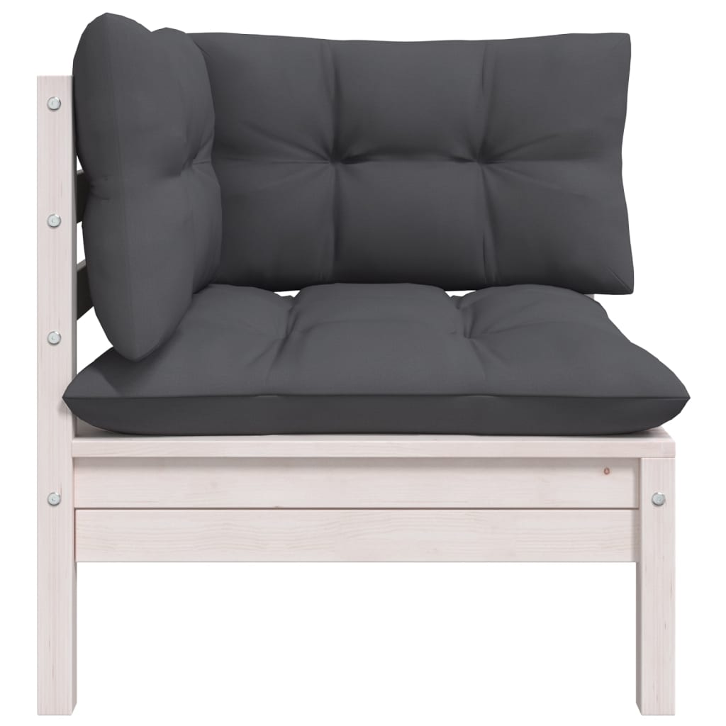 8-delige Loungeset met kussens massief grenenhout is nu te koop bij PeponiXL, paradijselijk wonen!