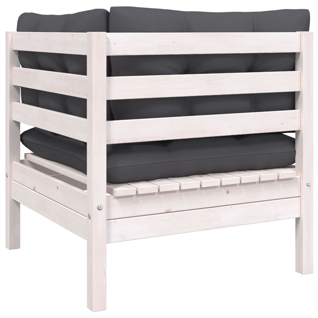 8-delige Loungeset met kussens massief grenenhout is nu te koop bij PeponiXL, paradijselijk wonen!