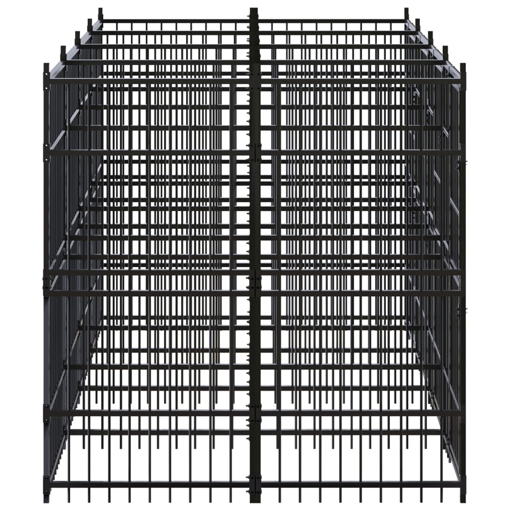 Hondenkennel 7,37 m² staal is nu te koop bij PeponiXL, paradijselijk wonen!