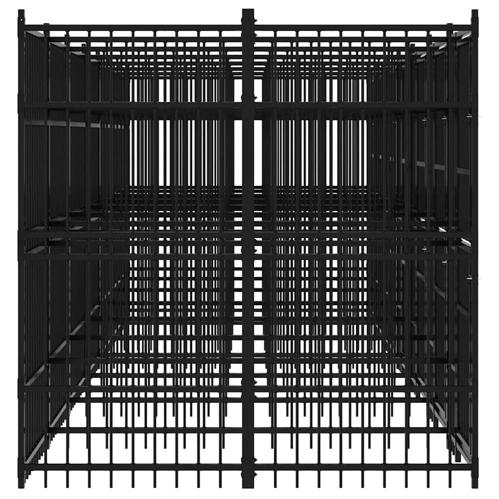 Hondenkennel 12,9 m² staal is nu te koop bij PeponiXL, paradijselijk wonen!