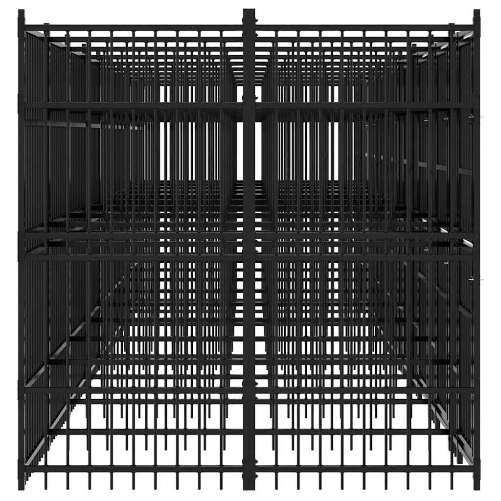 Hondenkennel 16,59 m² staal is nu te koop bij PeponiXL, paradijselijk wonen!