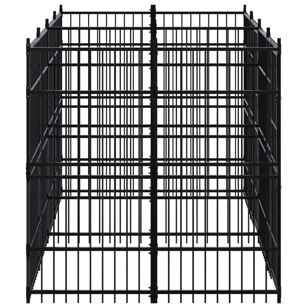 Hondenkennel 7,37 m² staal is nu te koop bij PeponiXL, paradijselijk wonen!