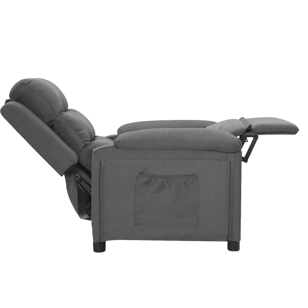 Fauteuil verstelbaar stof lichtgrijs is nu te koop bij PeponiXL, paradijselijk wonen!