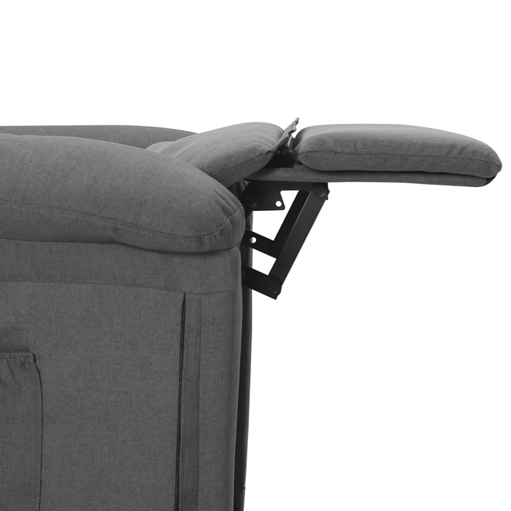 Fauteuil verstelbaar stof lichtgrijs is nu te koop bij PeponiXL, paradijselijk wonen!