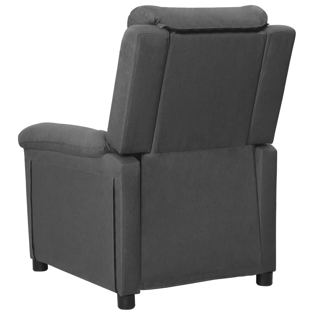 Fauteuil verstelbaar stof donkergrijs is nu te koop bij PeponiXL, paradijselijk wonen!