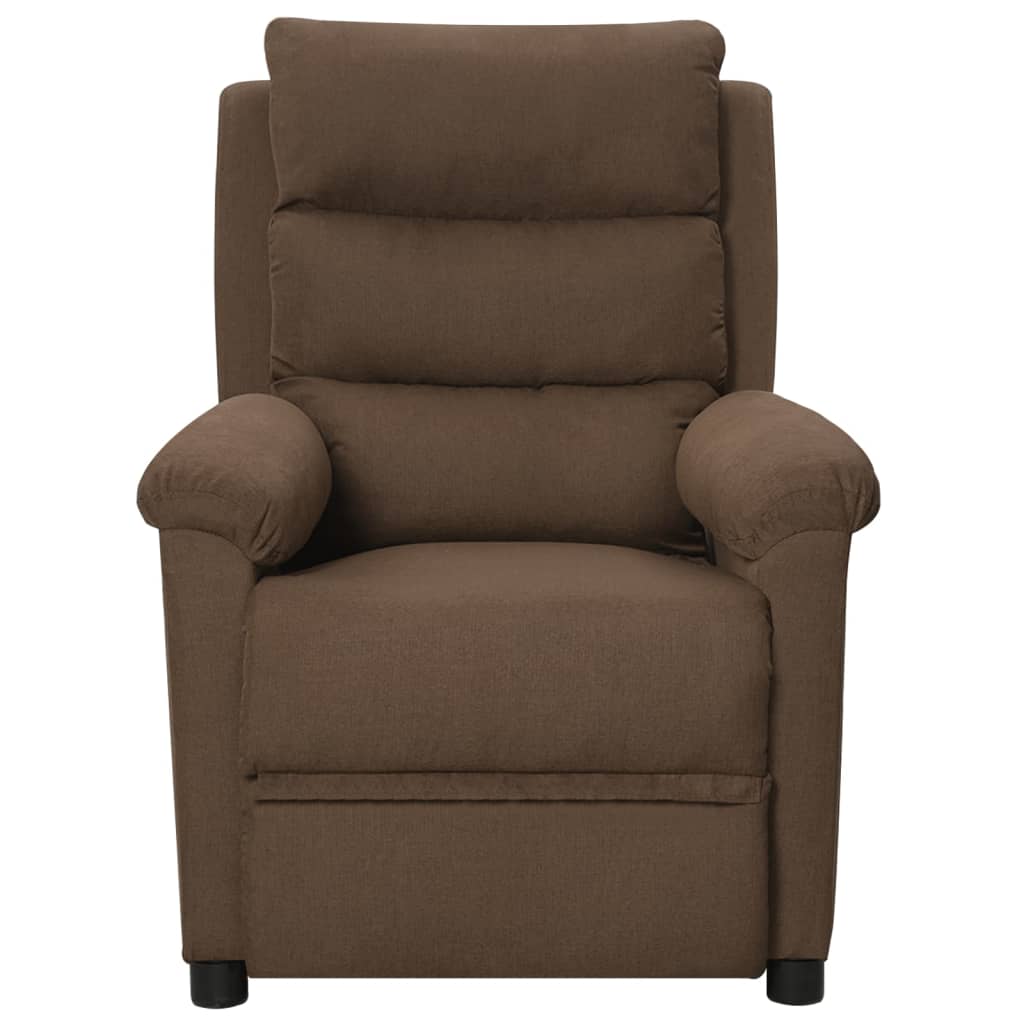 Fauteuil verstelbaar stof bruin is nu te koop bij PeponiXL, paradijselijk wonen!