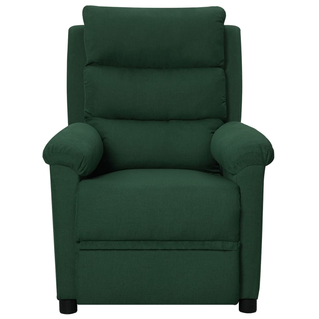 Fauteuil verstelbaar stof donkergroen is nu te koop bij PeponiXL, paradijselijk wonen!