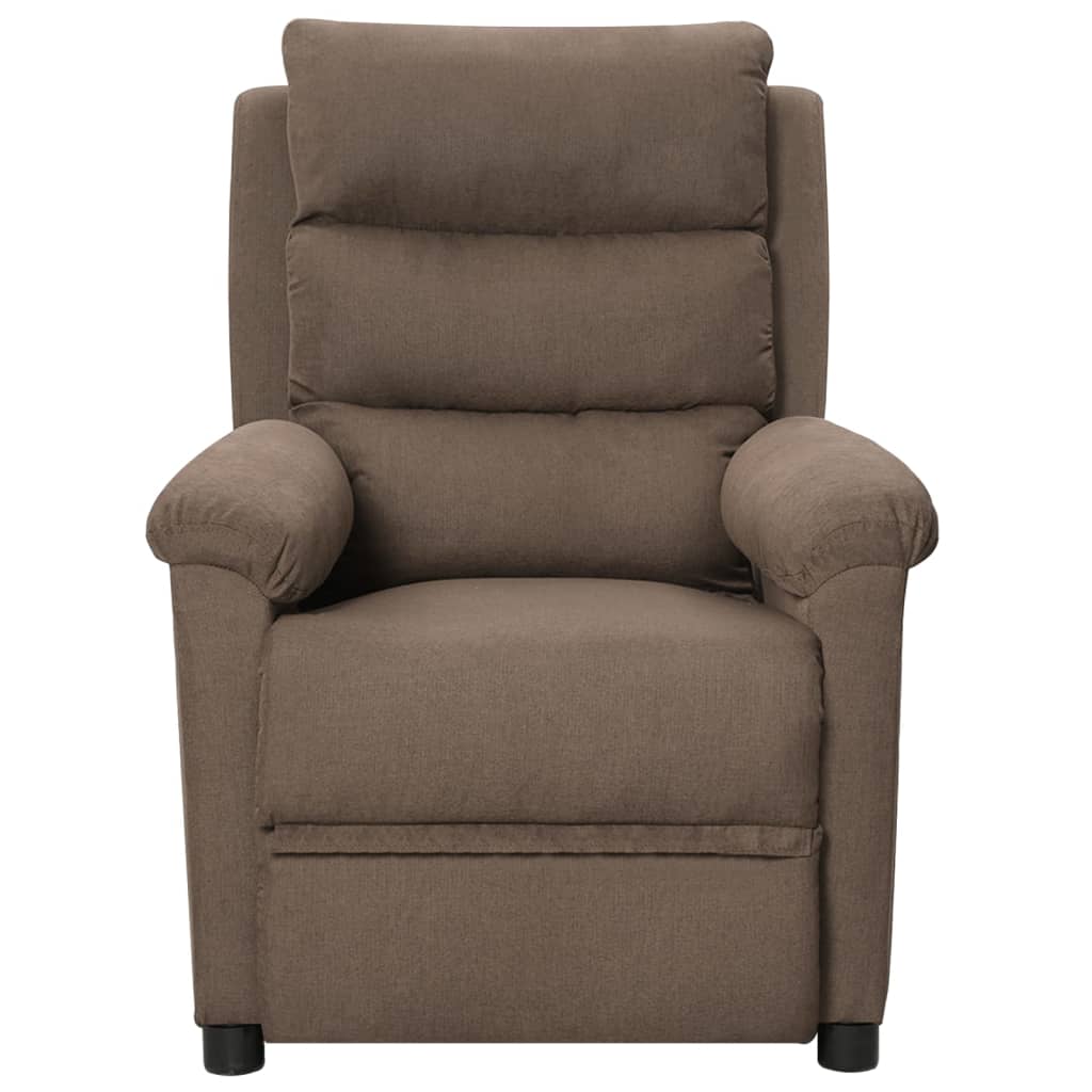 Fauteuil verstelbaar stof taupe is nu te koop bij PeponiXL, paradijselijk wonen!