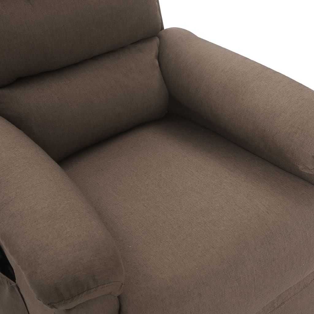 Massagestoel stof taupe is nu te koop bij PeponiXL, paradijselijk wonen!