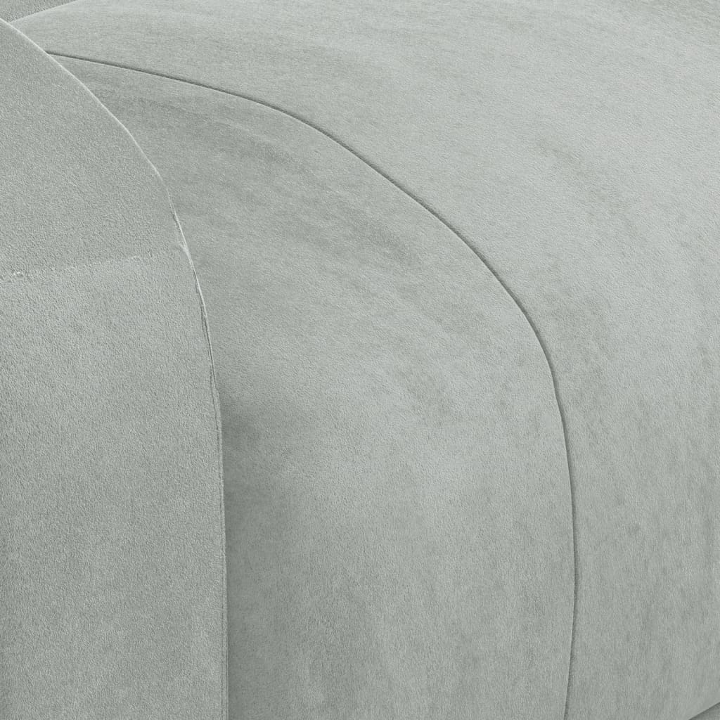 Massagestoel fluweel lichtgrijs is nu te koop bij PeponiXL, paradijselijk wonen!