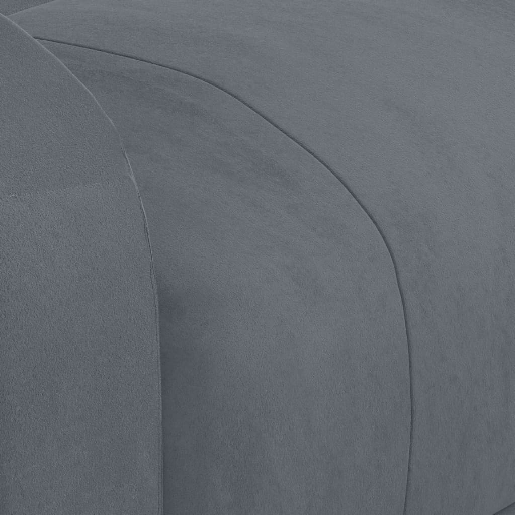 Massagestoel fluweel donkergrijs is nu te koop bij PeponiXL, paradijselijk wonen!