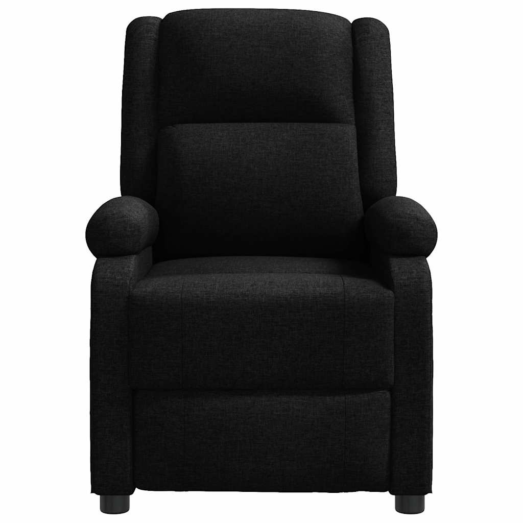 Fauteuil verstelbaar stof zwart is nu te koop bij PeponiXL, paradijselijk wonen!