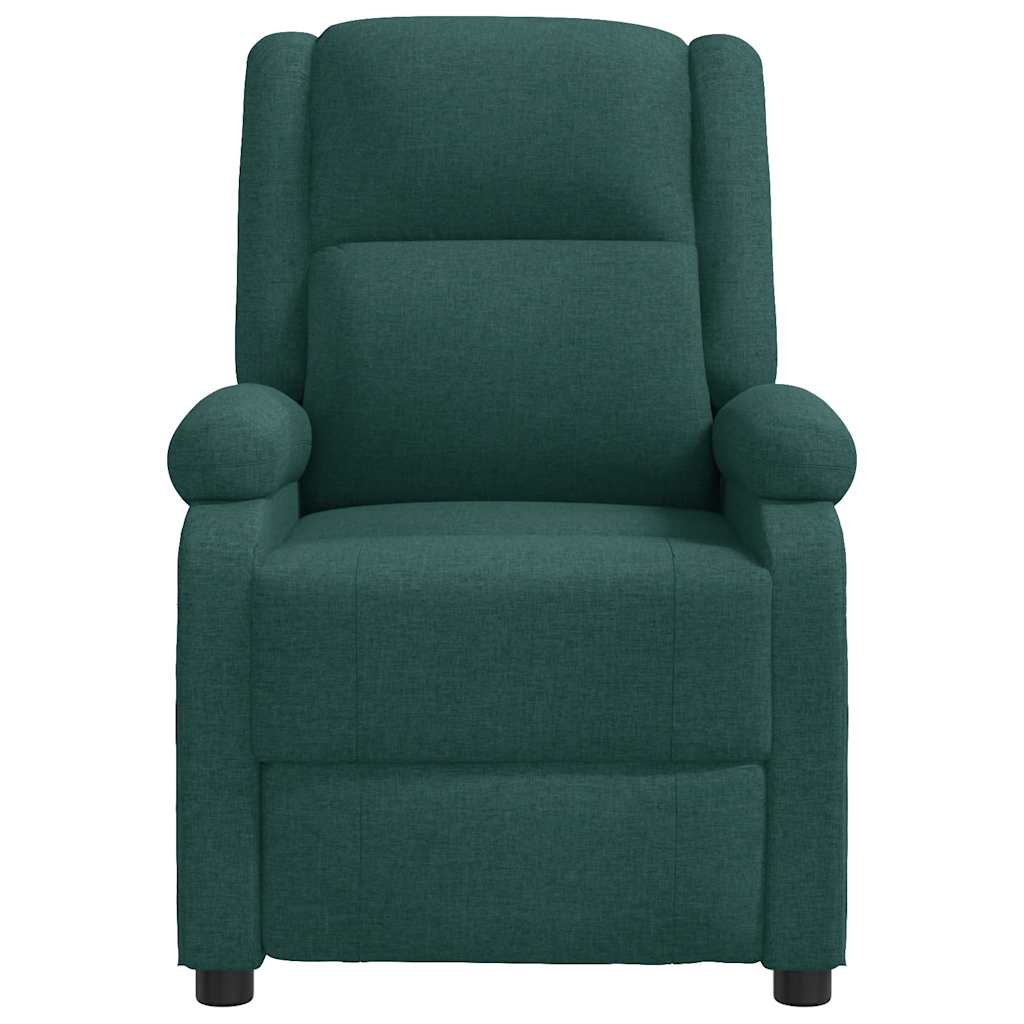 Fauteuil verstelbaar stof donkergroen is nu te koop bij PeponiXL, paradijselijk wonen!