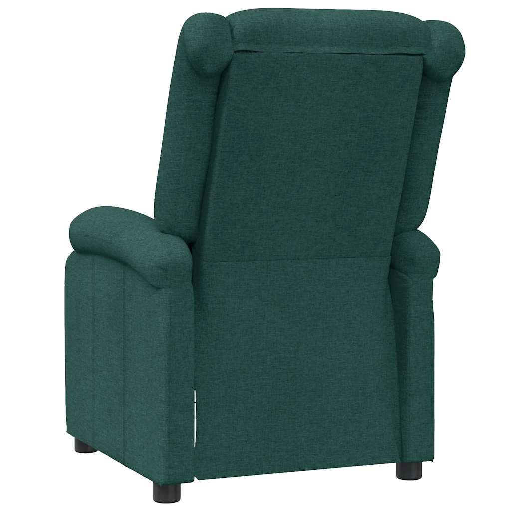 Fauteuil verstelbaar stof donkergroen is nu te koop bij PeponiXL, paradijselijk wonen!