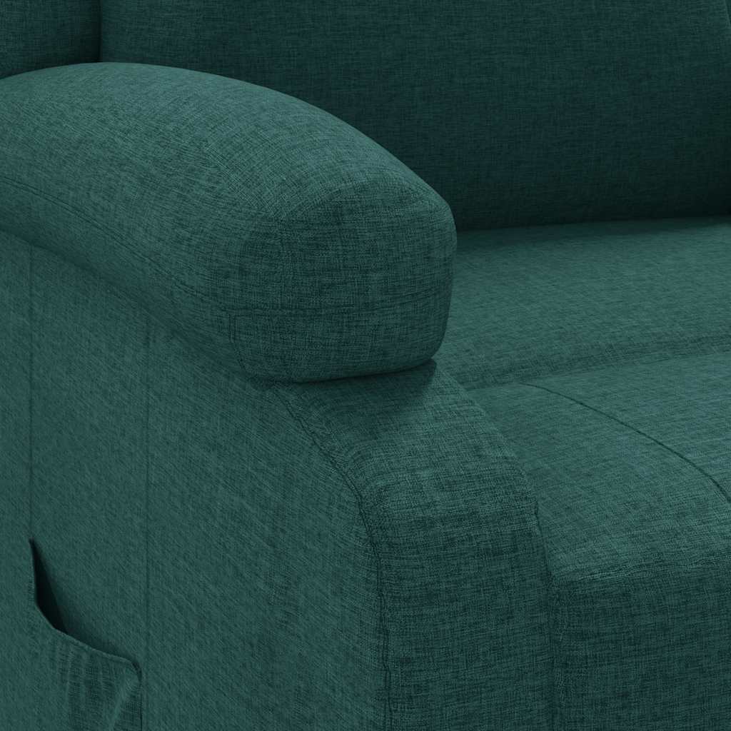 Fauteuil verstelbaar stof donkergroen is nu te koop bij PeponiXL, paradijselijk wonen!