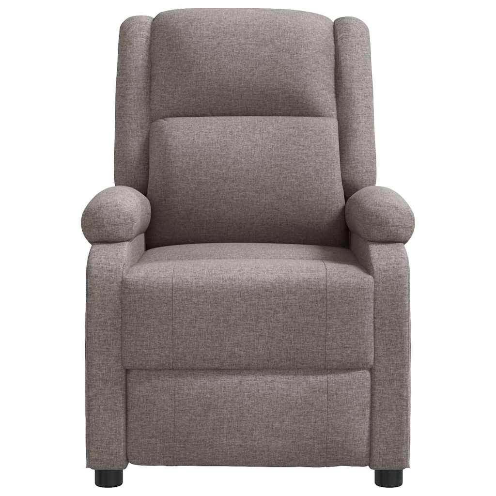 Fauteuil verstelbaar stof taupe is nu te koop bij PeponiXL, paradijselijk wonen!