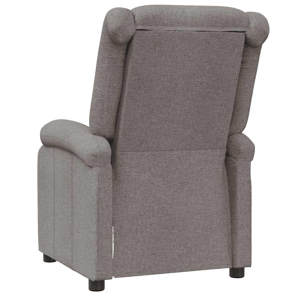 Fauteuil verstelbaar stof taupe is nu te koop bij PeponiXL, paradijselijk wonen!