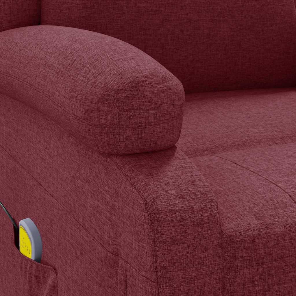 Massagestoel stof wijnrood is nu te koop bij PeponiXL, paradijselijk wonen!