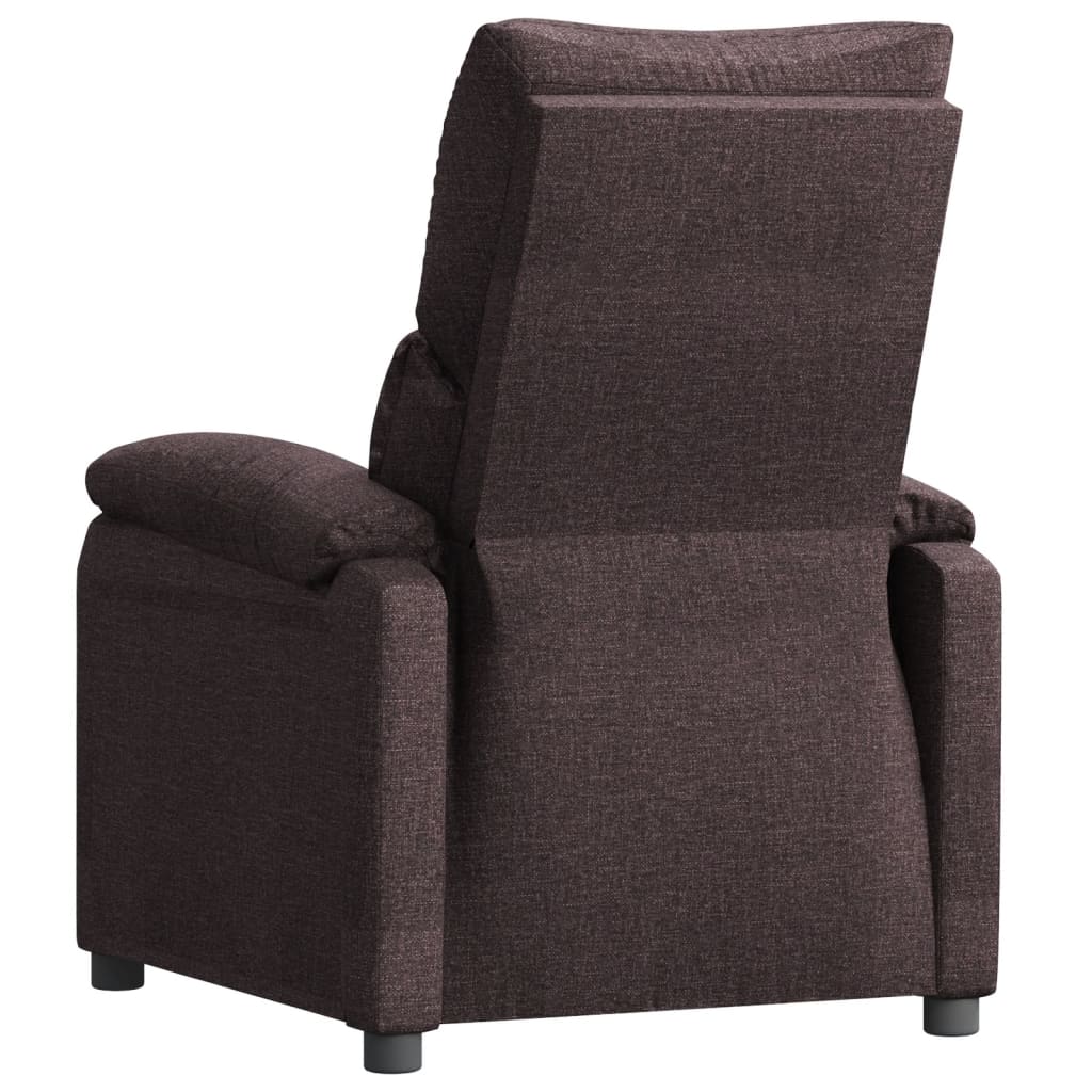 Fauteuil verstelbaar stof donkerbruin is nu te koop bij PeponiXL, paradijselijk wonen!