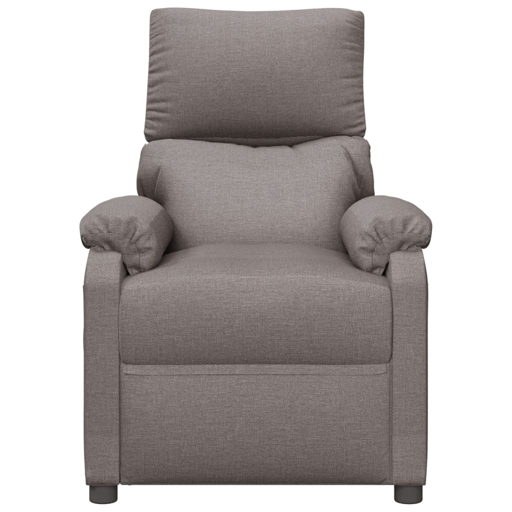 Fauteuil verstelbaar stof taupe is nu te koop bij PeponiXL, paradijselijk wonen!