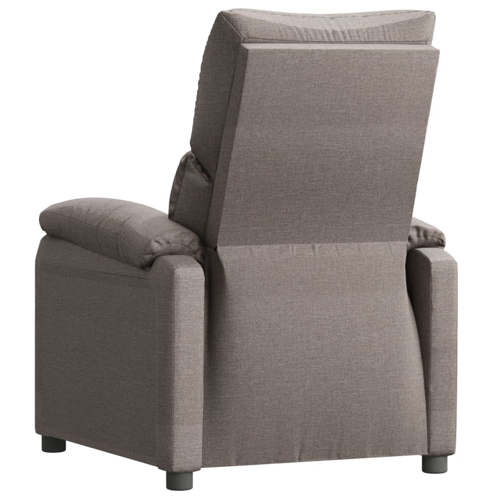 Fauteuil verstelbaar stof taupe is nu te koop bij PeponiXL, paradijselijk wonen!