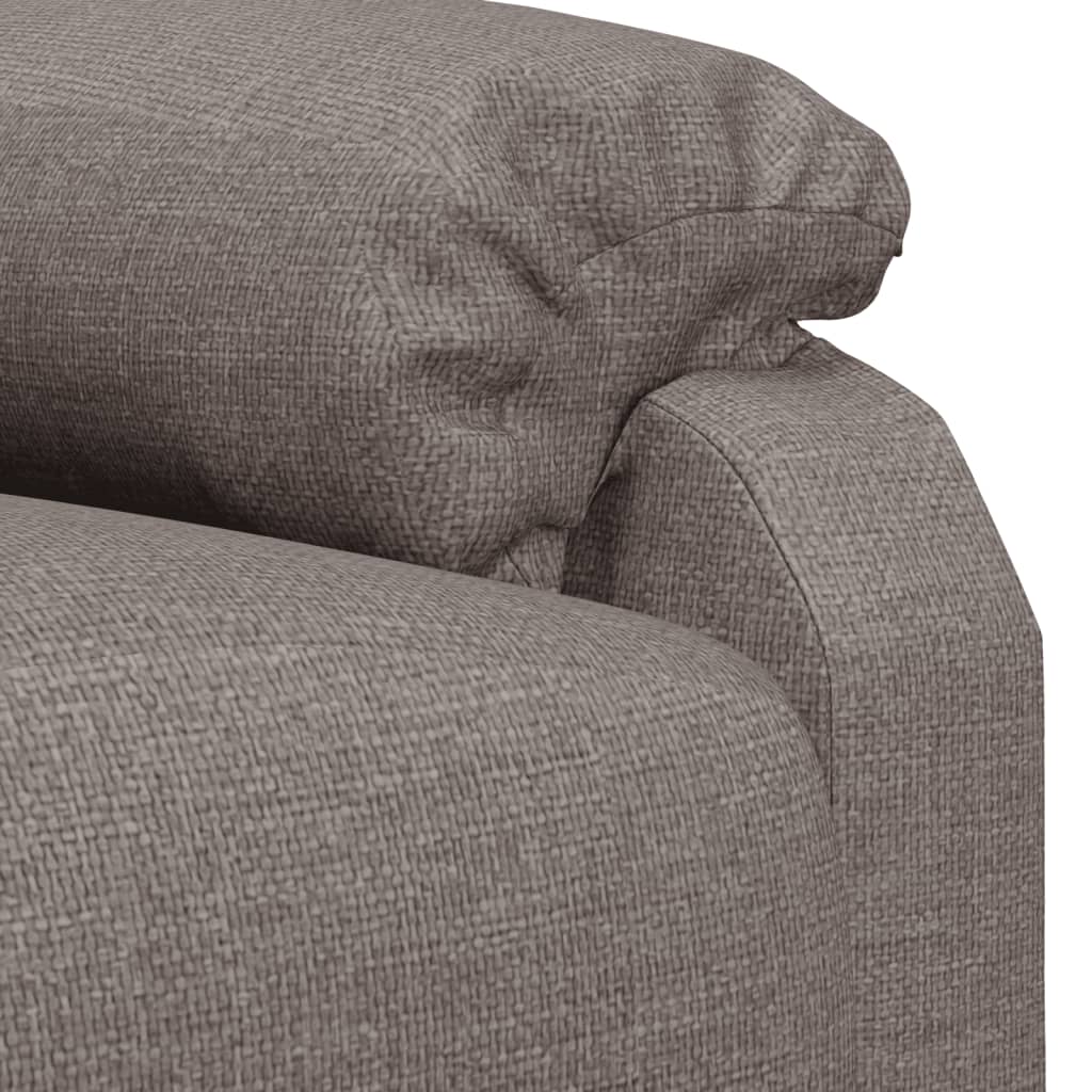 Fauteuil verstelbaar stof taupe is nu te koop bij PeponiXL, paradijselijk wonen!
