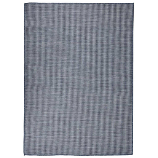 Buitenkleed platgeweven 200x280 cm blauw is nu te koop bij PeponiXL, paradijselijk wonen!