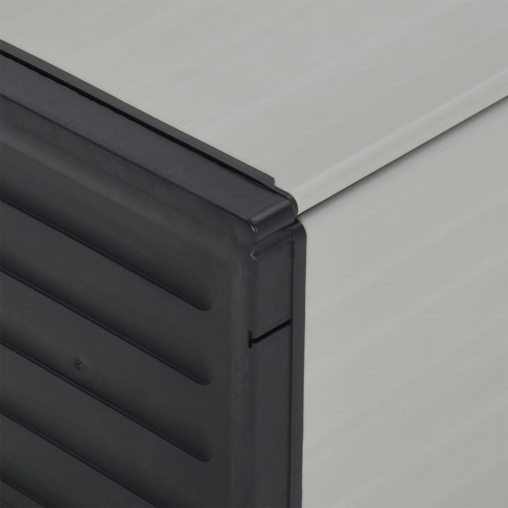 Tuinafvalbak 85x34x40 cm grijs is nu te koop bij PeponiXL, paradijselijk wonen!