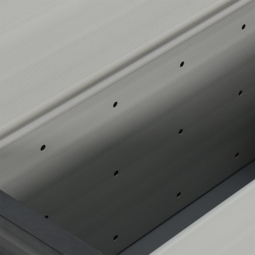 Tuinafvalbak 85x34x40 cm grijs is nu te koop bij PeponiXL, paradijselijk wonen!