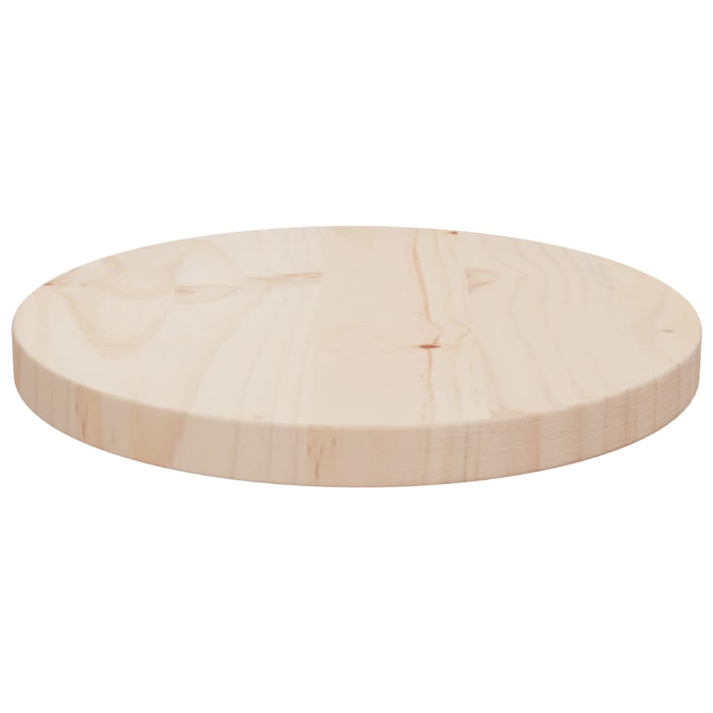 Tafelblad Ø30x2,5 cm massief grenenhout is nu te koop bij PeponiXL, paradijselijk wonen!