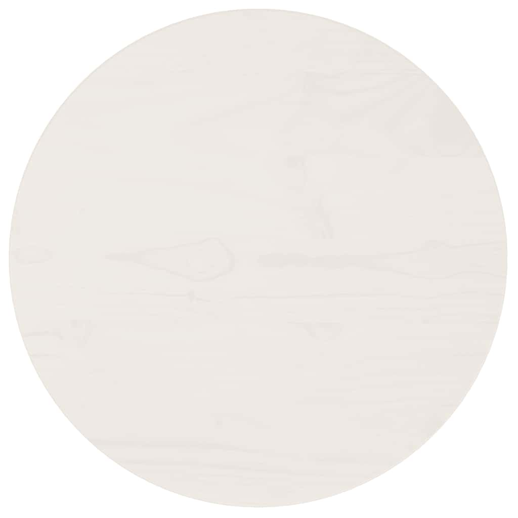 Tafelblad Ø40x2,5 cm massief grenenhout wit is nu te koop bij PeponiXL, paradijselijk wonen!