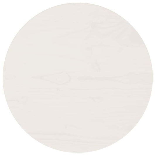 Tafelblad Ø40x2,5 cm massief grenenhout wit is nu te koop bij PeponiXL, paradijselijk wonen!