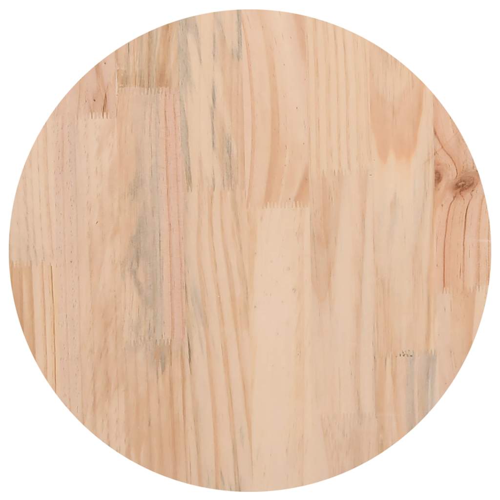 Tafelblad Ø40x2,5 cm massief grenenhout wit is nu te koop bij PeponiXL, paradijselijk wonen!