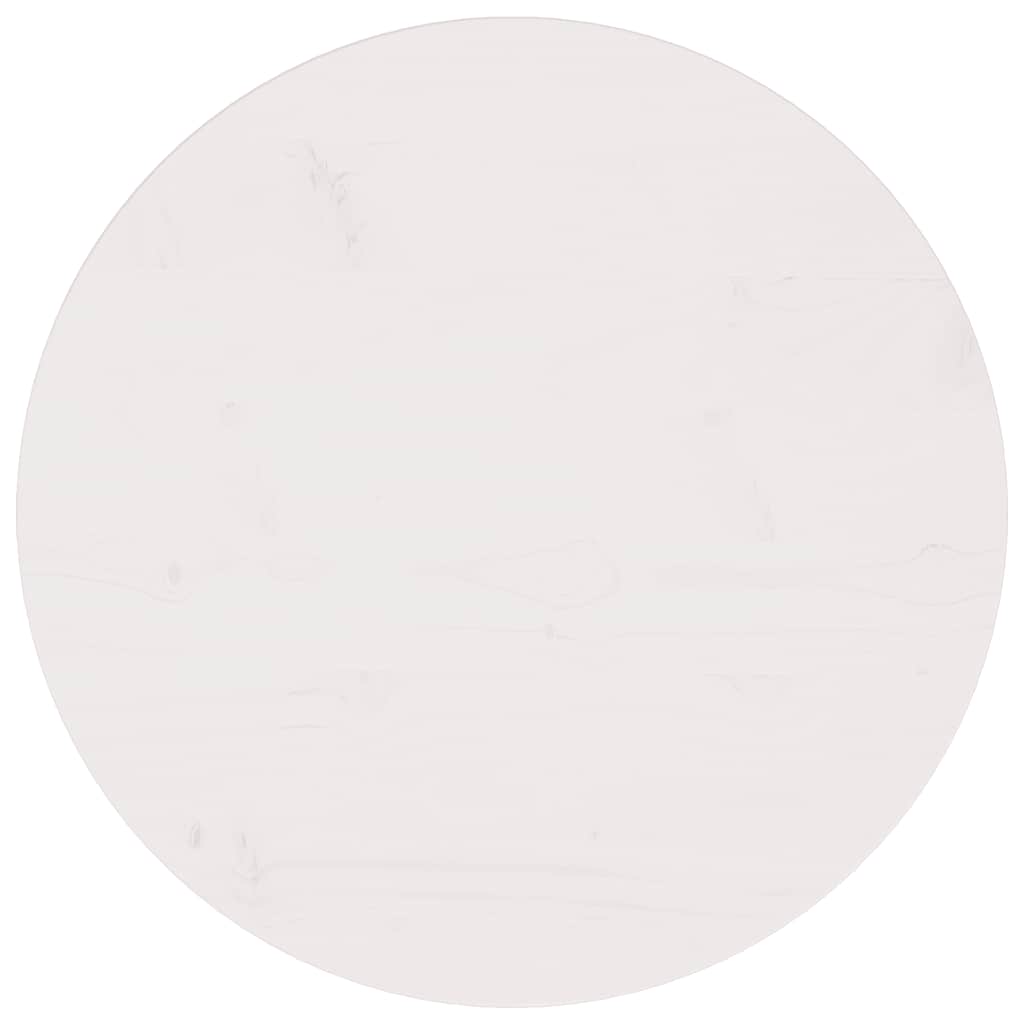 Tafelblad Ø60x2,5 cm massief grenenhout wit is nu te koop bij PeponiXL, paradijselijk wonen!