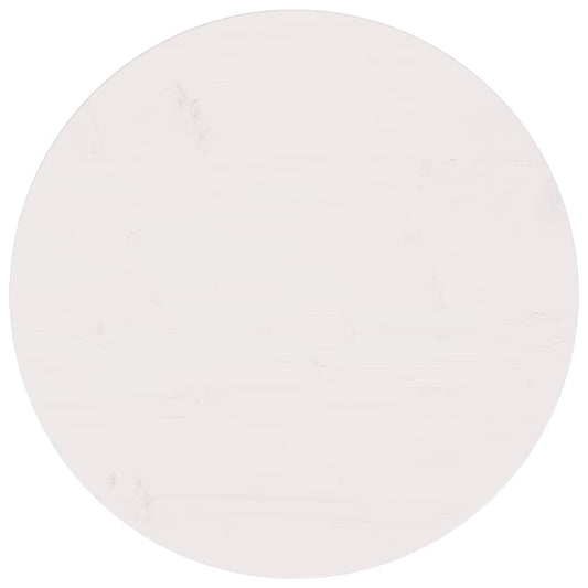Tafelblad Ø60x2,5 cm massief grenenhout wit is nu te koop bij PeponiXL, paradijselijk wonen!