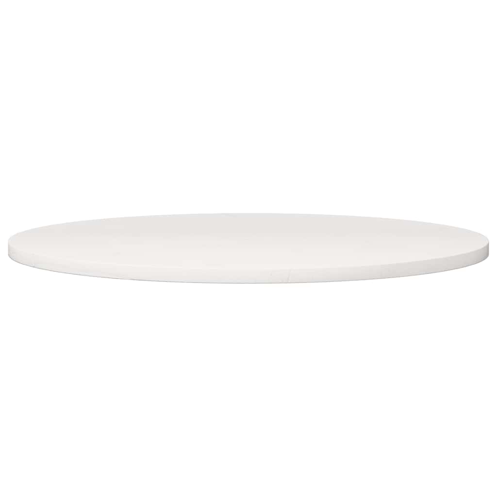 Tafelblad Ø80x2,5 cm massief grenenhout wit is nu te koop bij PeponiXL, paradijselijk wonen!