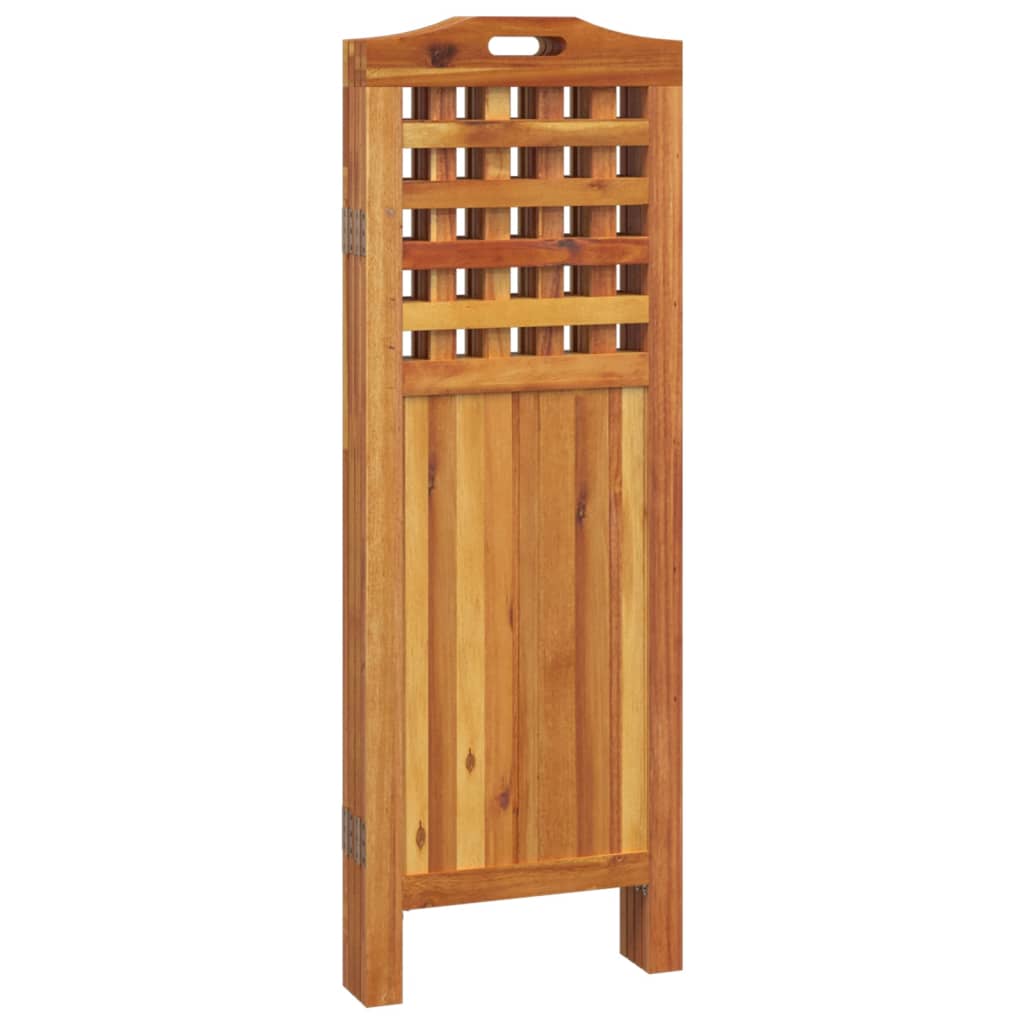 Kamerscherm met 4 panelen 162x2x115 cm massief acaciahout is nu te koop bij PeponiXL, paradijselijk wonen!