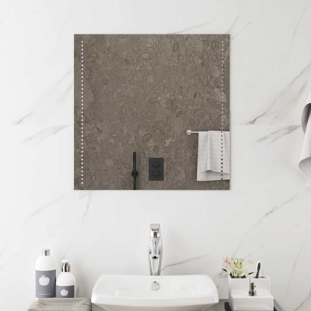 Badkamerspiegel LED 60x60 cm is nu te koop bij PeponiXL, paradijselijk wonen!