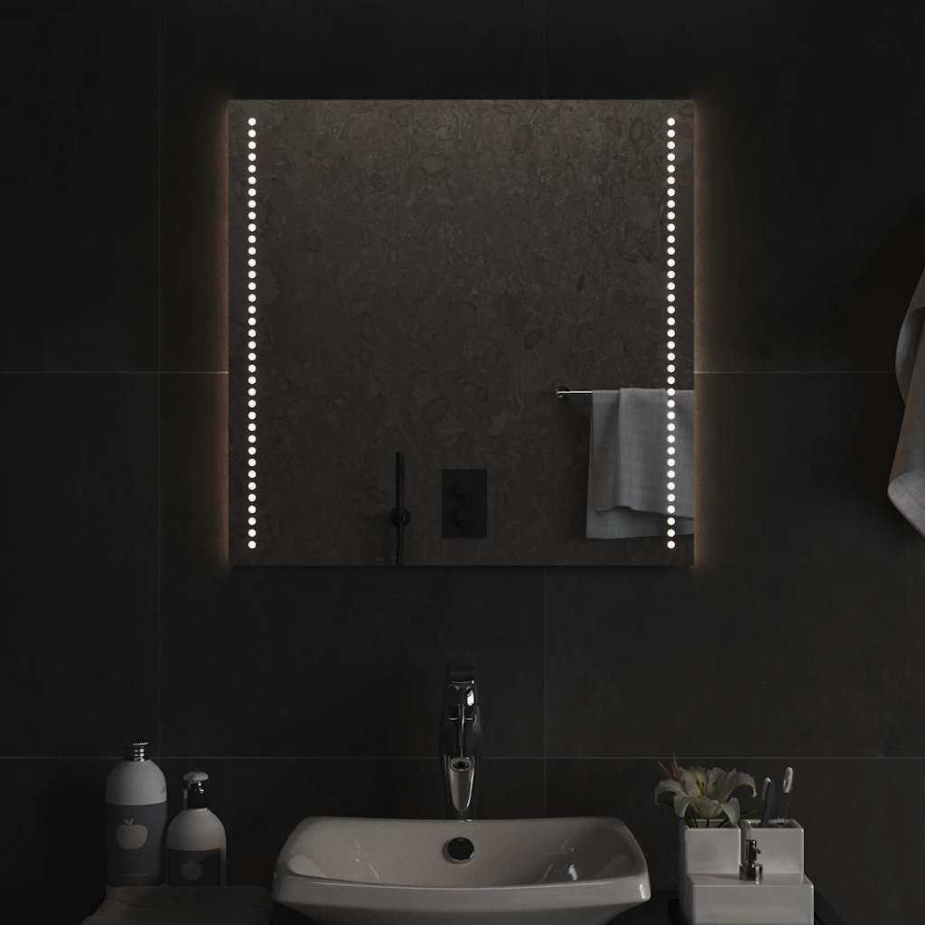 Badkamerspiegel LED 60x60 cm is nu te koop bij PeponiXL, paradijselijk wonen!