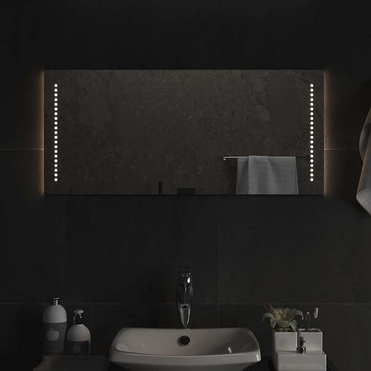 Badkamerspiegel LED 90x40 cm is nu te koop bij PeponiXL, paradijselijk wonen!