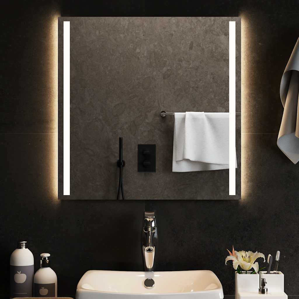 Badkamerspiegel LED 60x60 cm is nu te koop bij PeponiXL, paradijselijk wonen!