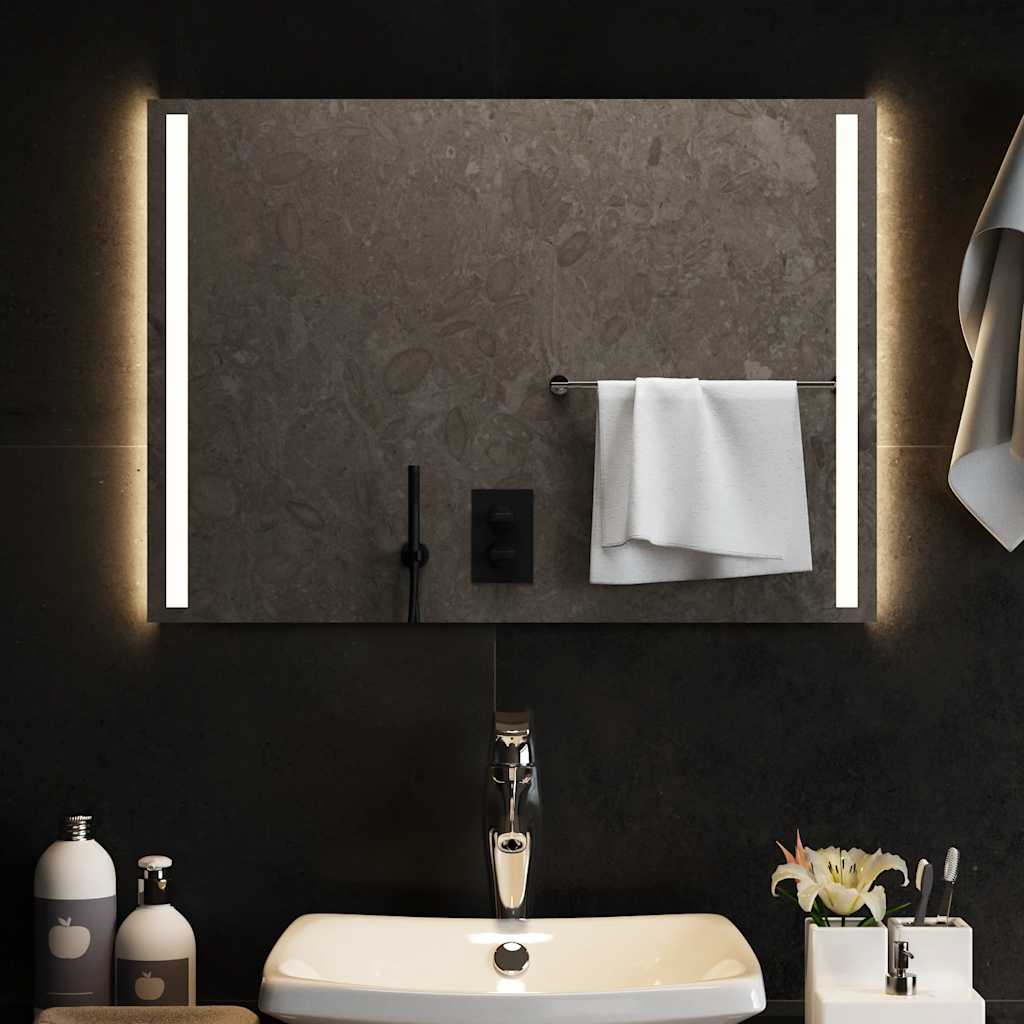 Badkamerspiegel LED 70x50 cm is nu te koop bij PeponiXL, paradijselijk wonen!