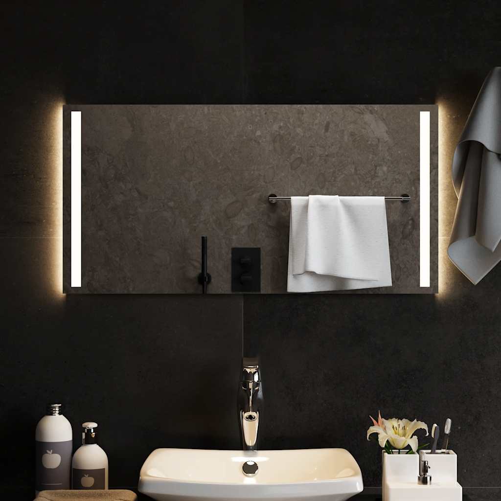 Badkamerspiegel LED 80x40 cm is nu te koop bij PeponiXL, paradijselijk wonen!