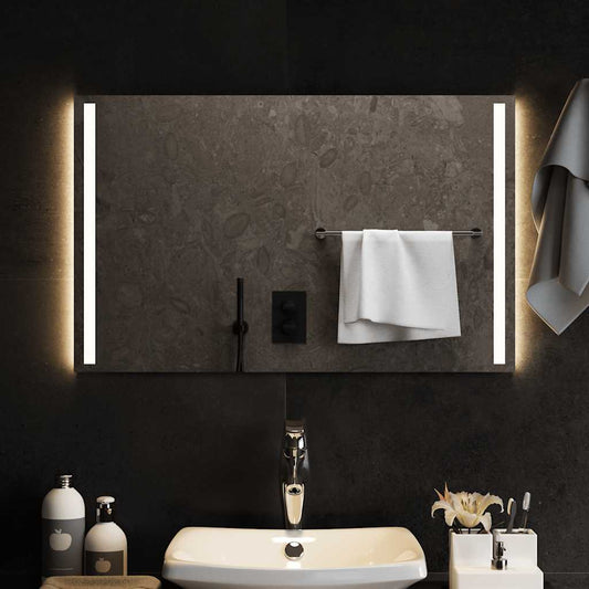 Badkamerspiegel LED 80x50 cm is nu te koop bij PeponiXL, paradijselijk wonen!