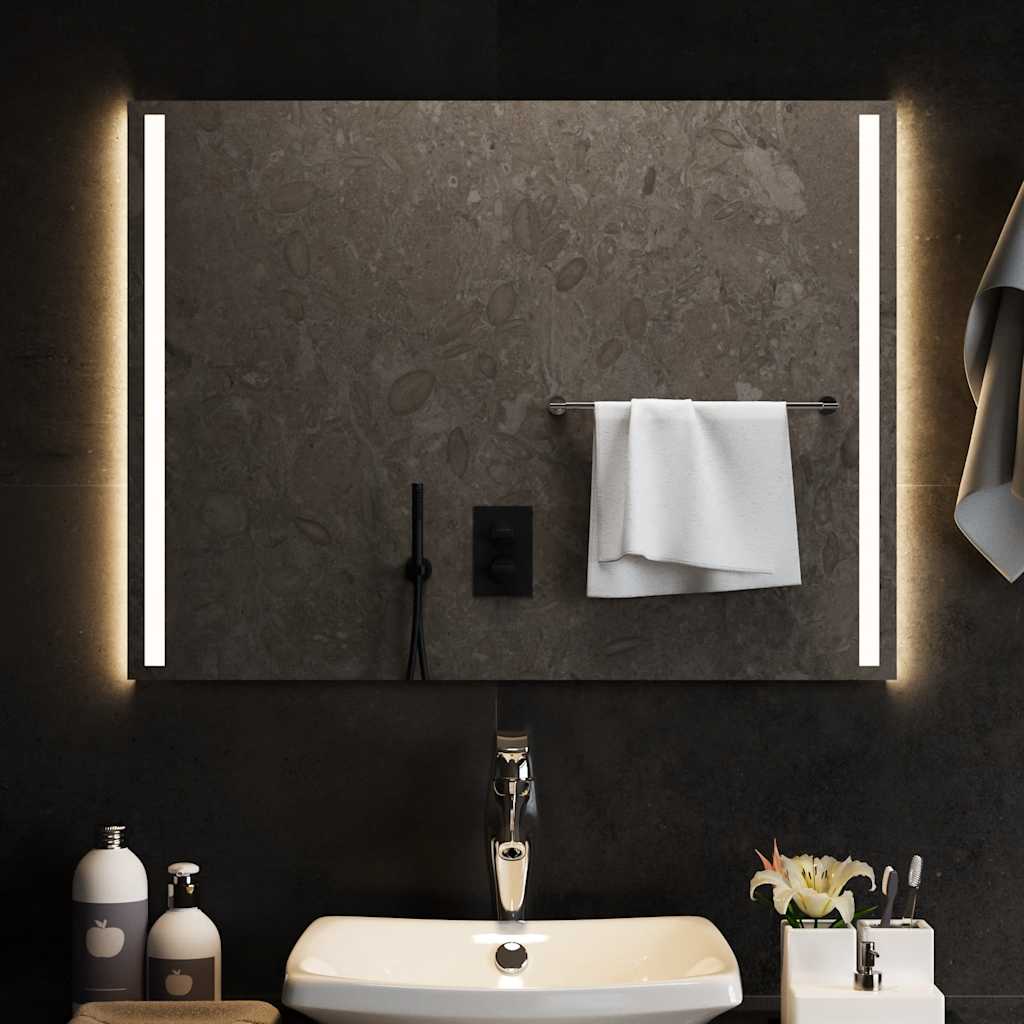 Badkamerspiegel LED 80x60 cm is nu te koop bij PeponiXL, paradijselijk wonen!
