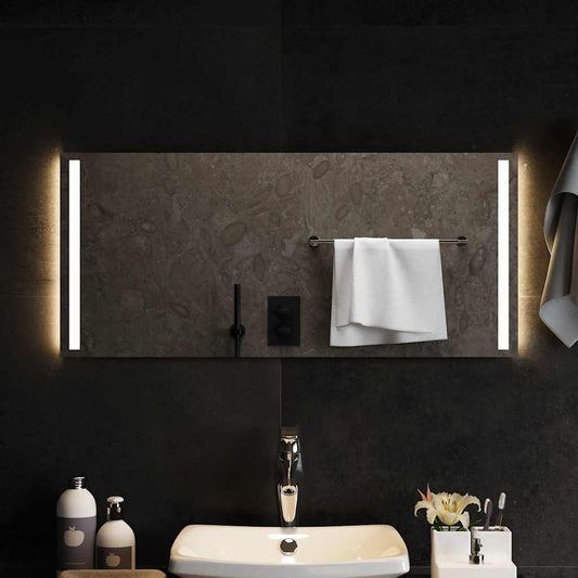 Badkamerspiegel LED 90x40 cm is nu te koop bij PeponiXL, paradijselijk wonen!