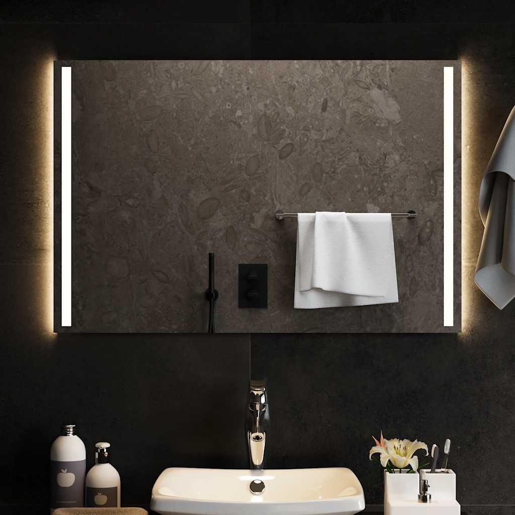 Badkamerspiegel LED 90x60 cm is nu te koop bij PeponiXL, paradijselijk wonen!