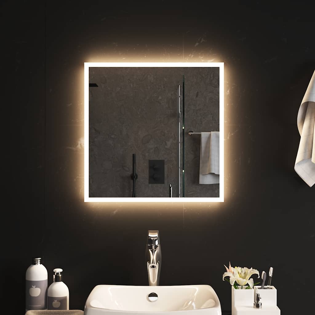 Badkamerspiegel LED 50x50 cm is nu te koop bij PeponiXL, paradijselijk wonen!