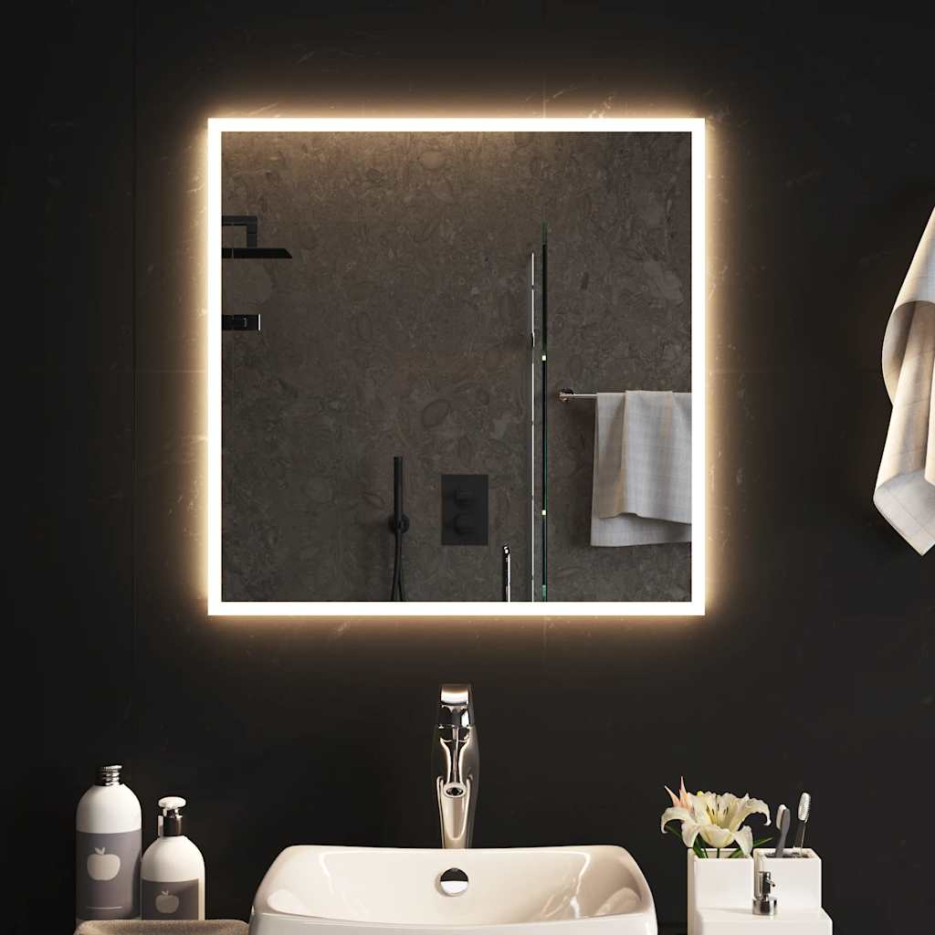 Badkamerspiegel LED 60x60 cm is nu te koop bij PeponiXL, paradijselijk wonen!